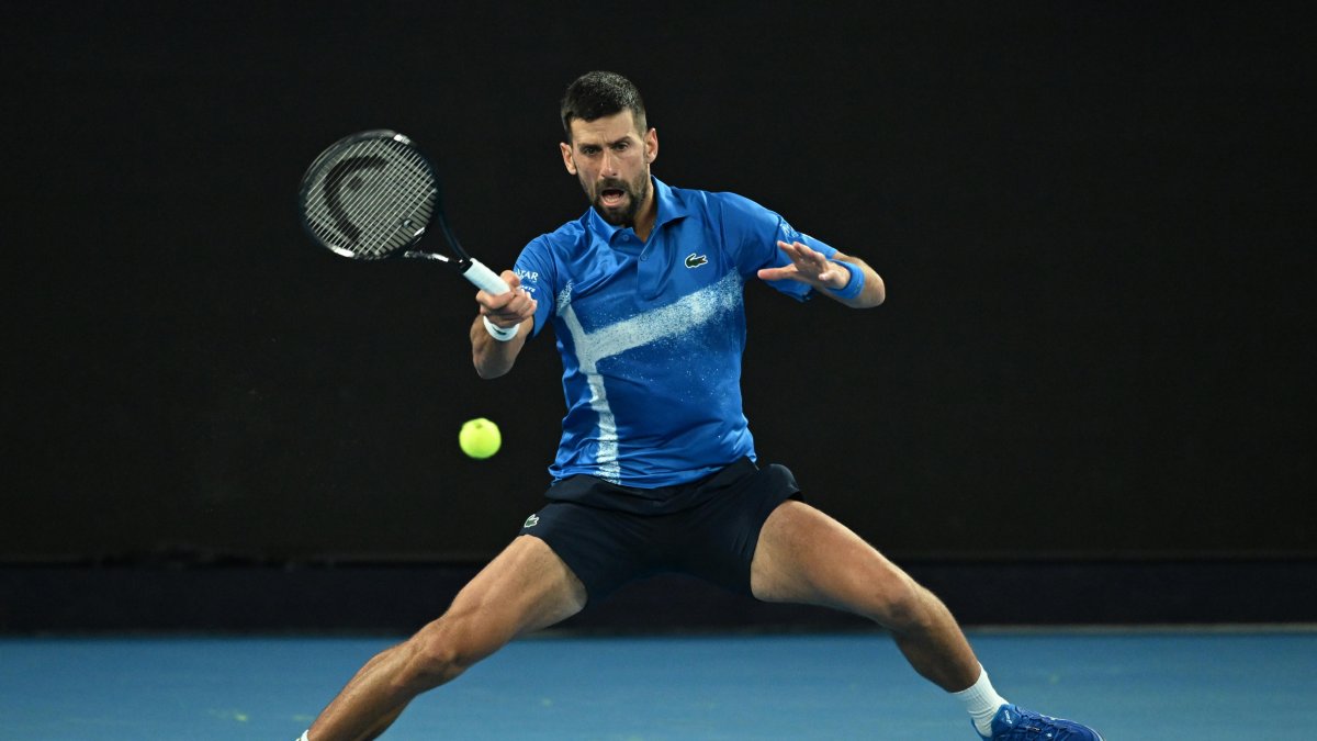 A pesar de algunos inconvenientes, Djokovic demostró un gran nivel de tenis en Melbourne.
