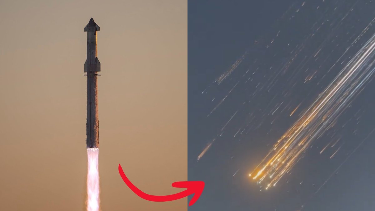 La nave espacial SpaceX, Starship, quedó destruida tras el lanzamiento y el cohete fue atrapado con éxito