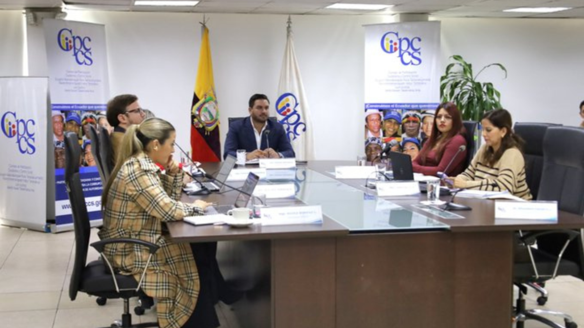 En una reunión del Consejo de Participación Ciudadana y Control Social, del 8 de enero del 2025.