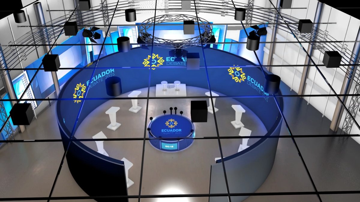 El Debate Presidencial 2025 se realizará en Quito el próximo 19 de enero.