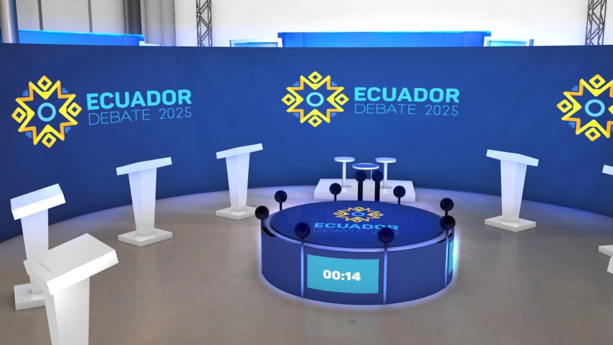 El debate presidencial se realizará en dos horarios con diferentes grupos.
