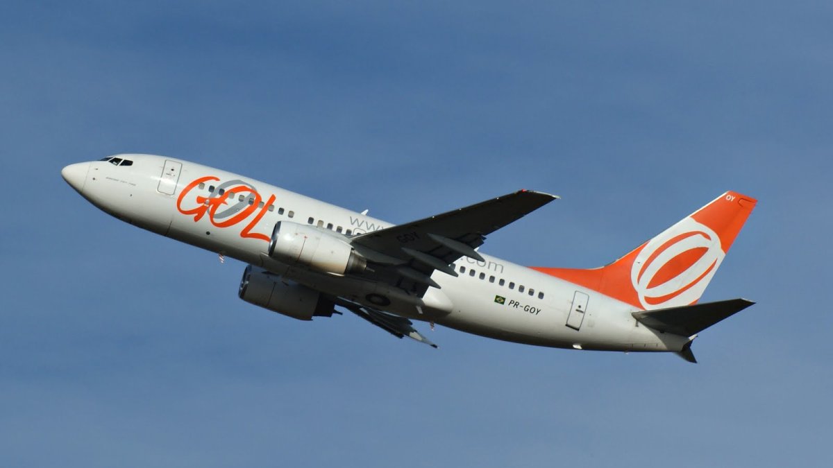 Nave. Uno de los aviones de la aerolínea Gol.