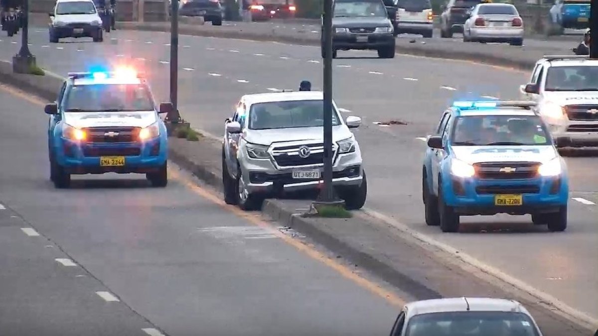 Uno de los siniestros de tránsito se dio en la autopista Narcisa de Jesús.