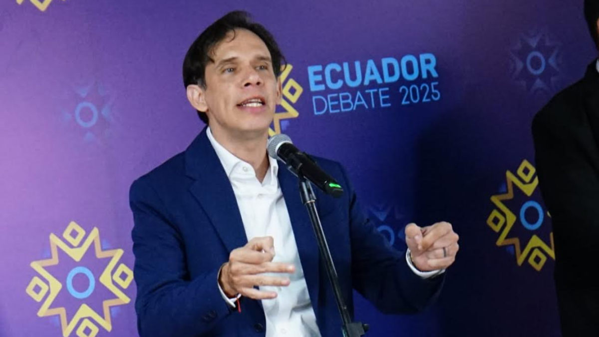 Pedro Granja, candidato del Partido Socialista Ecuatoriano, dijo que hay que hablar por ejemplo de la crisis eléctrica.