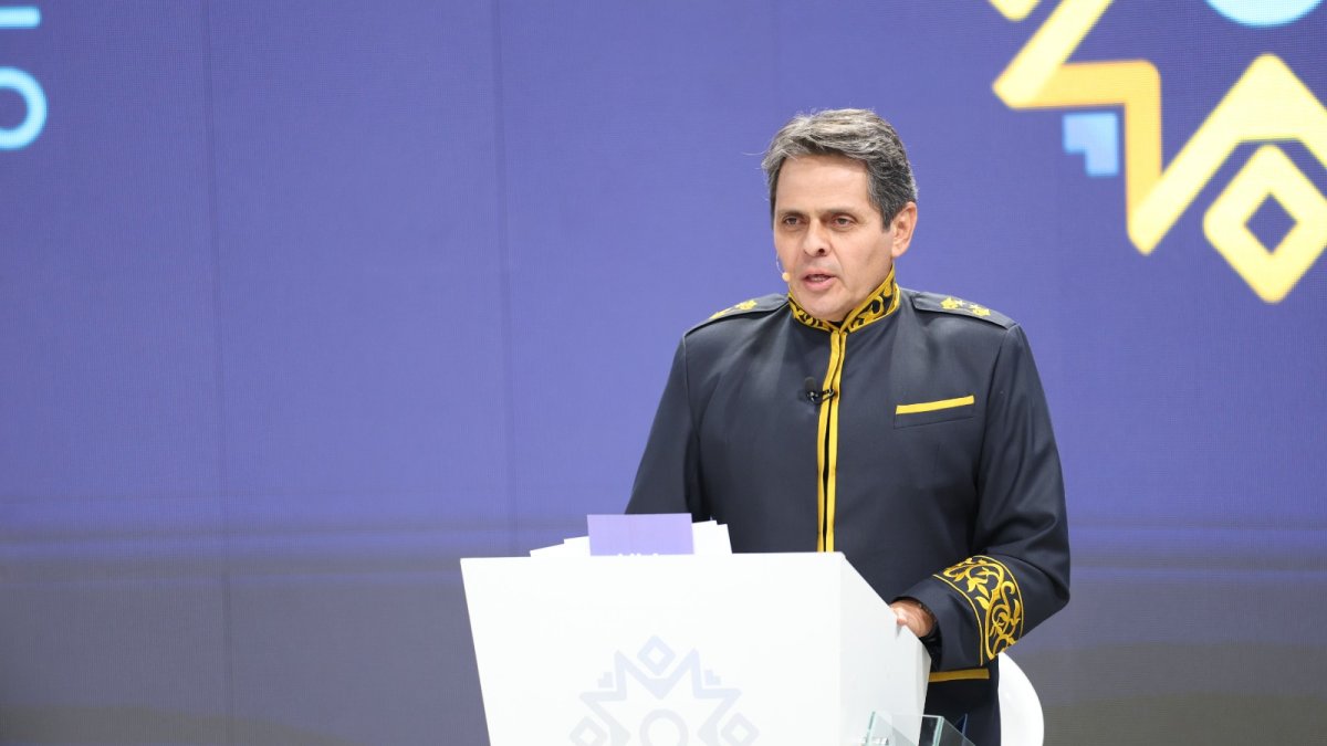 Debate. Víctor Araus durante su intervención en el Debate 2025.