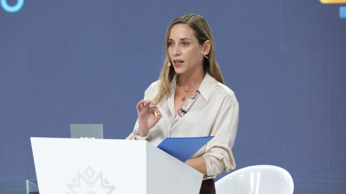 Andrea González fue el binomio de Fernando Villavicencio, asesinado en agosto del 2023.