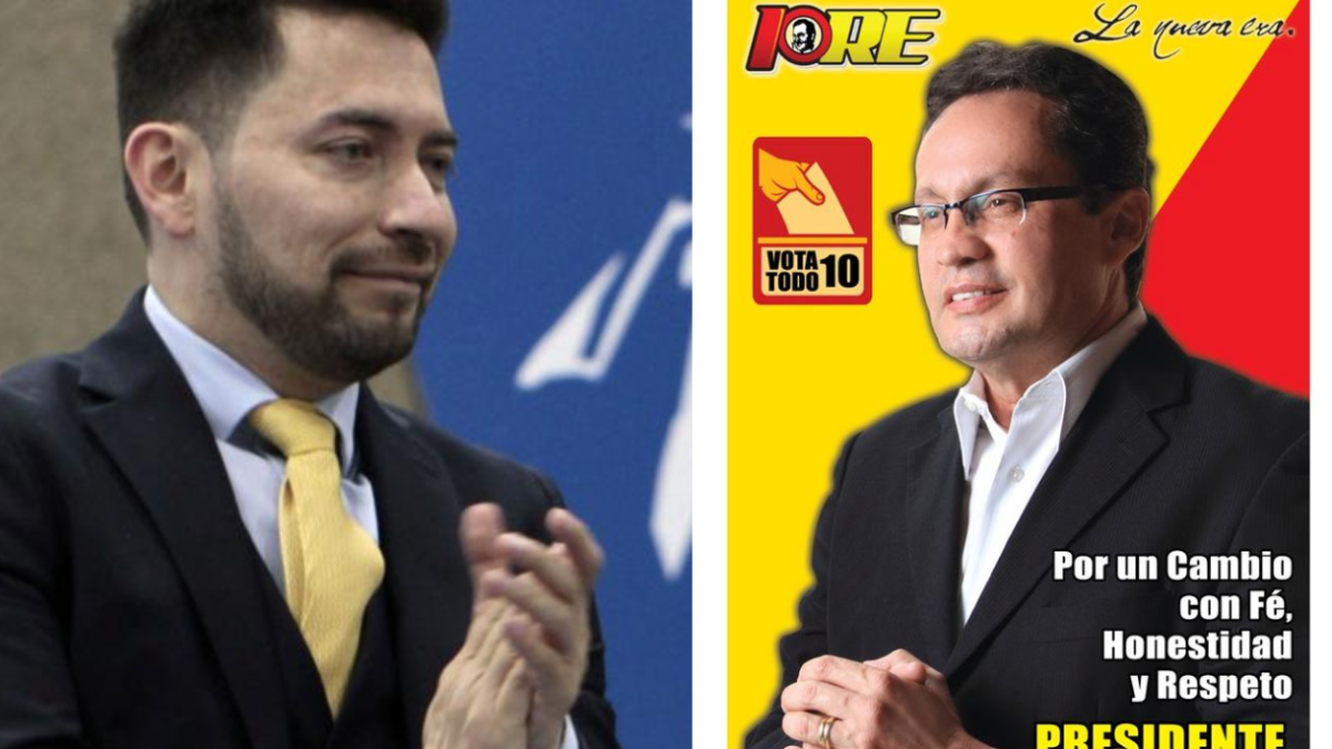 Luis Felipe Tillería y el pastor Nelson Zavala, candidatos presidenciales 2025 y 2013.