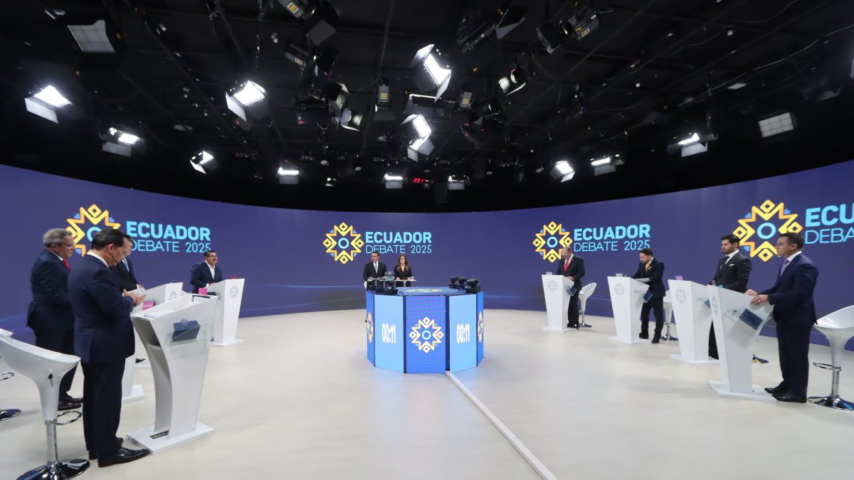 El debate presidencial obligatorio de primera vuelta fue el 19 de enero de 2025.