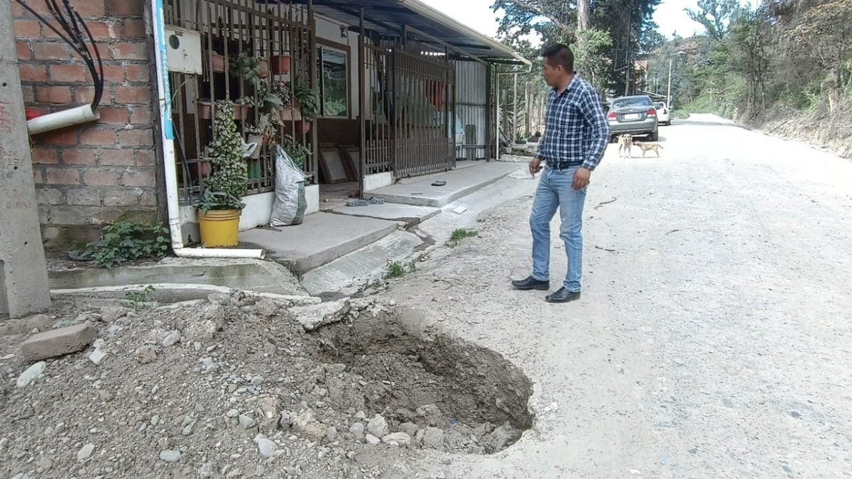 Atención. El barrio el Calvario enfrenta problemas de alcantarillado