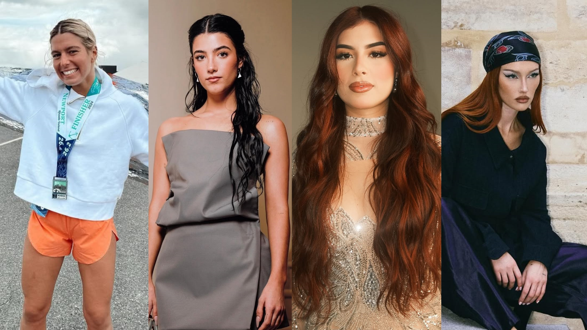 Allegra Lacovino, Charli Damelio, Nicole García y Meredith Duxbury.