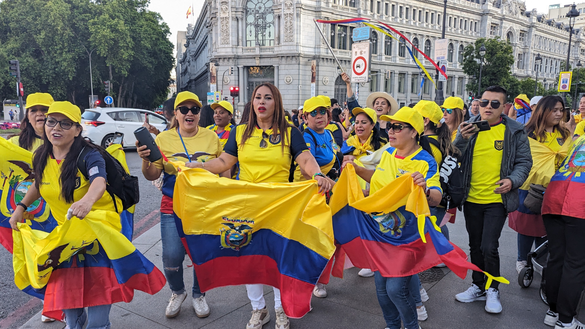 Comunidad ecuatoriana en Madrid.