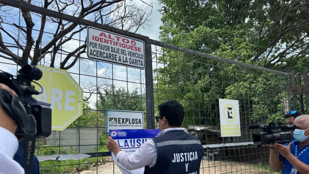 La Dirección de Justicia y Vigilancia clausuró las canteras.