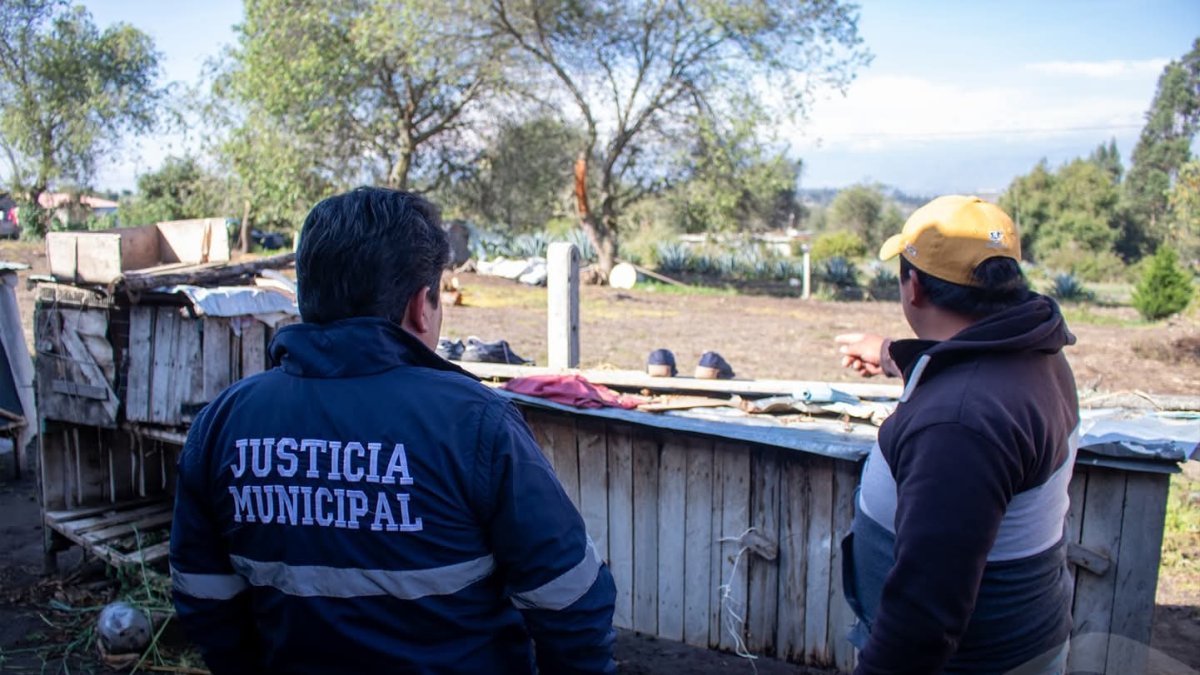 Los integrantes de la unidad de bienestar animal actuaron de inmediato ante la denuncia de maltrato.