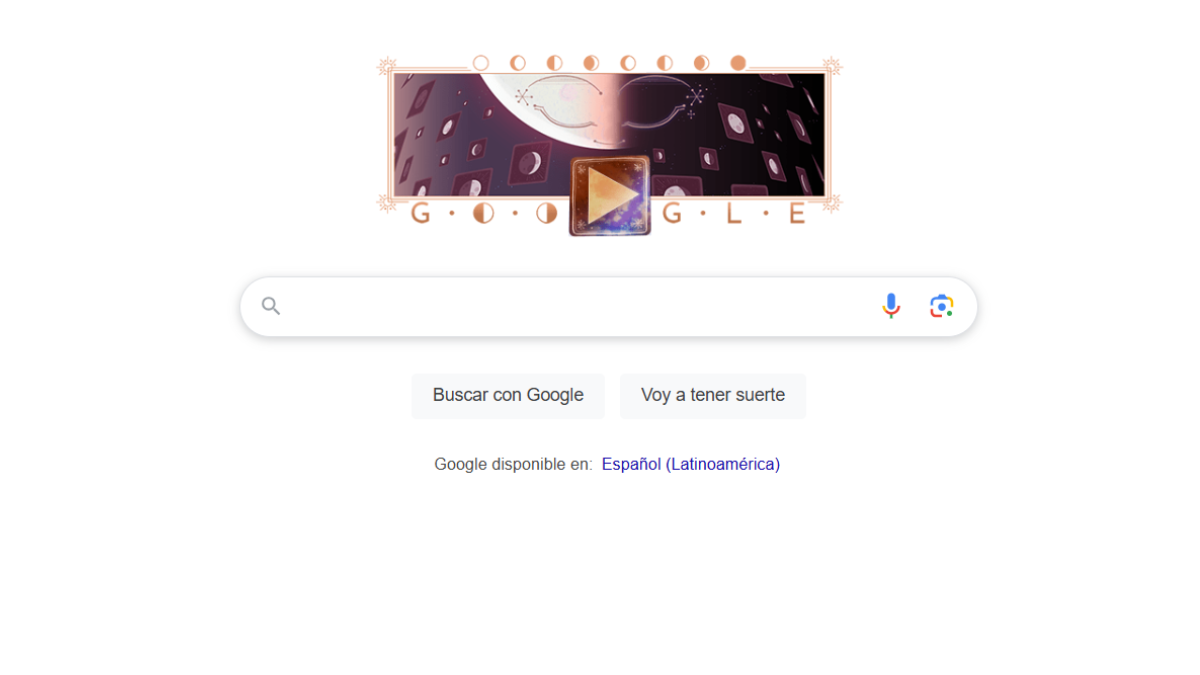 El ascenso de la media Luna de enero: el doodle de Google.
