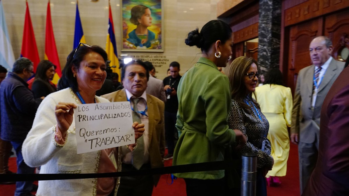 El bloque oficialista buscaba el cambio de orden del día.