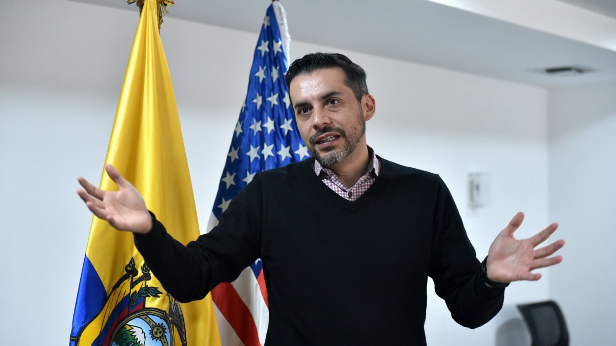Iván Ortiz, vicepresidente de la Cámara de Comercio Ecuatoriano Americana (Amcham).