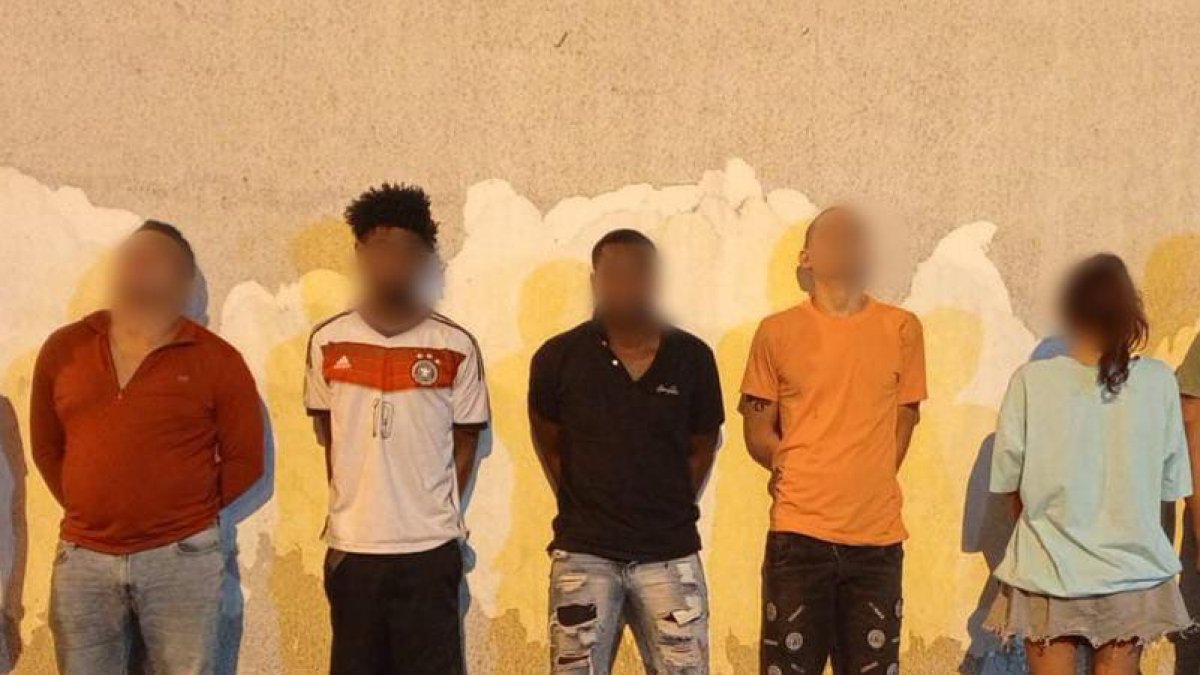 Los extorsionadores fueron capturados por la Policía Nacional.