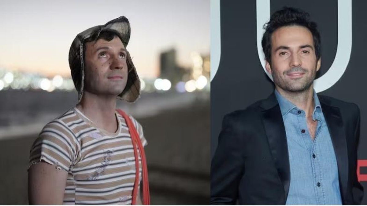 Pablo Cruz en el rol de Chespirito.