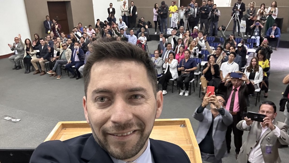 El candidato presidencial Luis Felipe Tillería fue denunciado en el TCE por una supuesta incitación al odio.