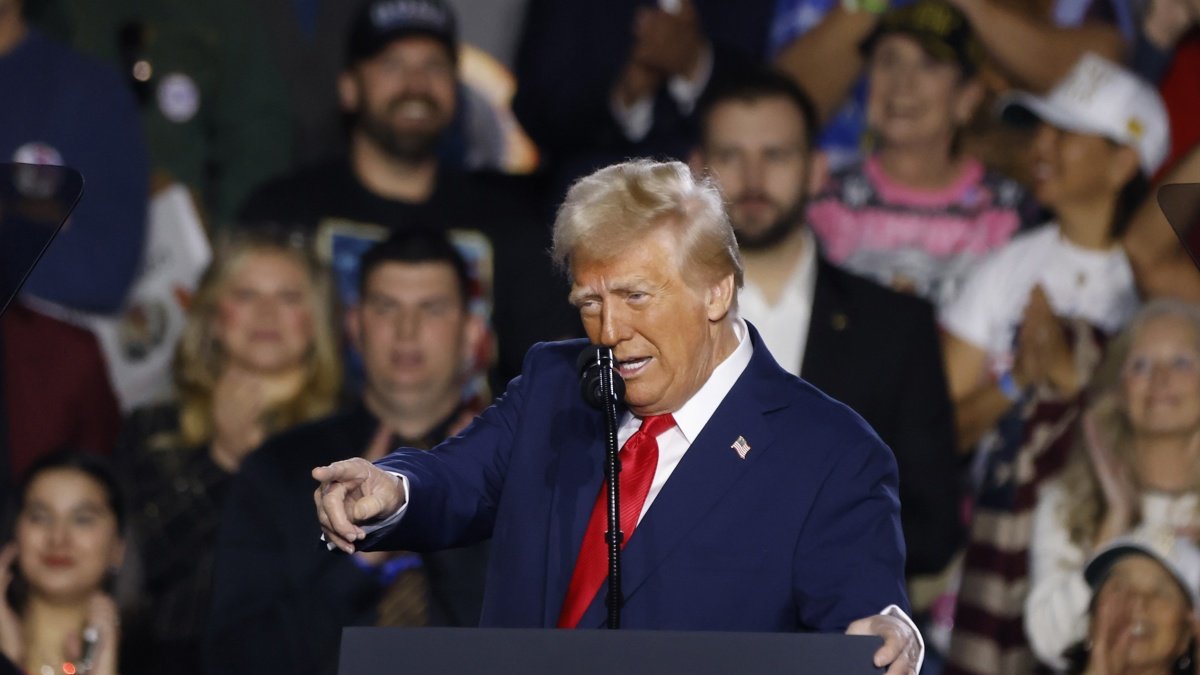 El presidente de Estados Unidos, Donald Trump, habla en un evento en Las Vegas, Nevada, el 25 de enero de 2025.