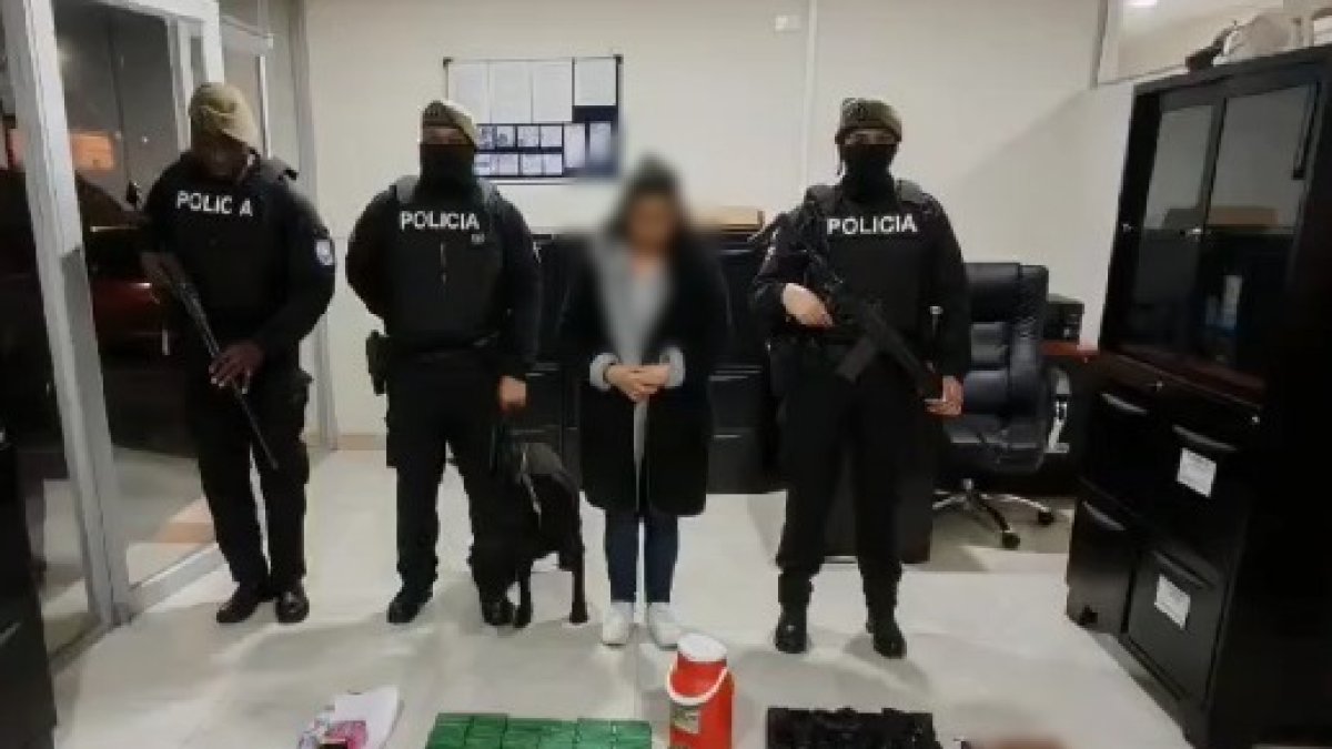 Una mujer de nacionalidad colombiana vinculada al hecho delictivo fue detenida.