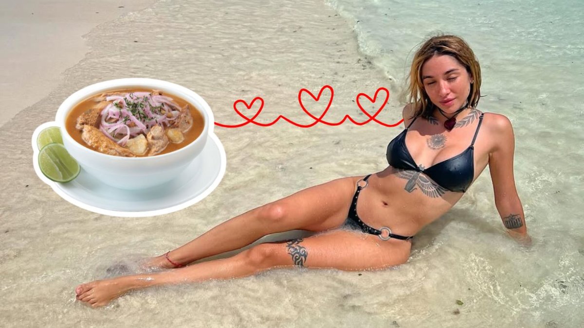 En sus historias de Instgram, la cantante argentina publicó este plato típico de la costa ecuatoriana.