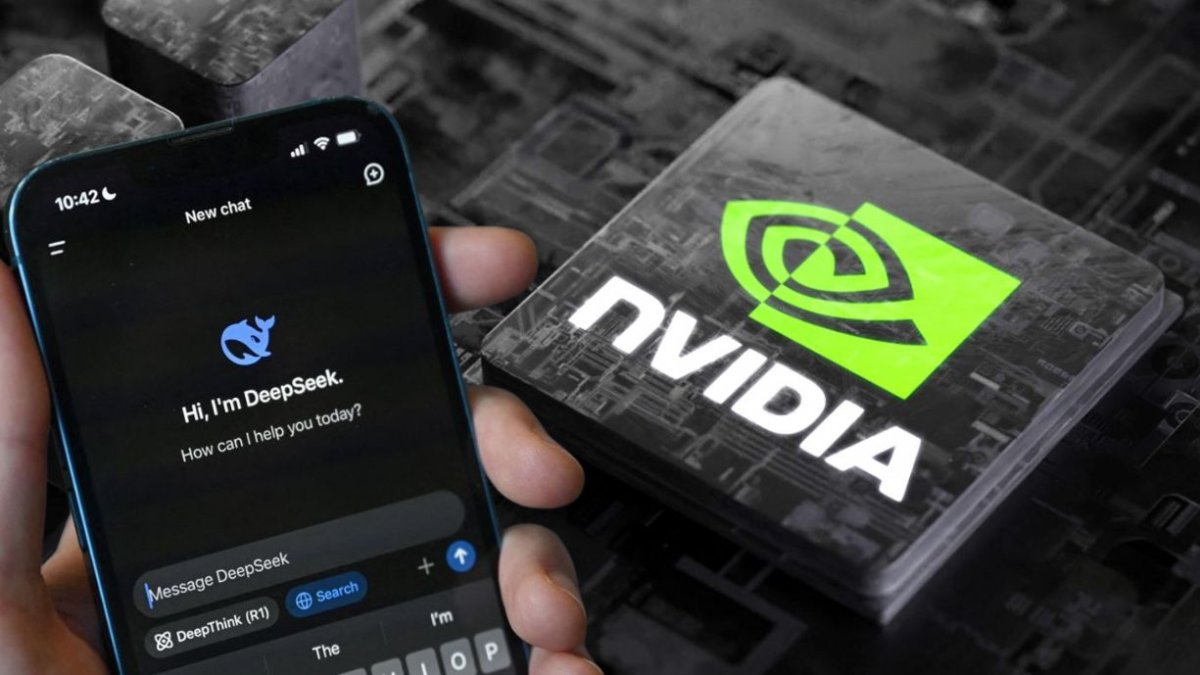 Nvidia, líder en la fabricación de chips para inteligencia artificial, experimentó una caída histórica en el valor de sus acciones.