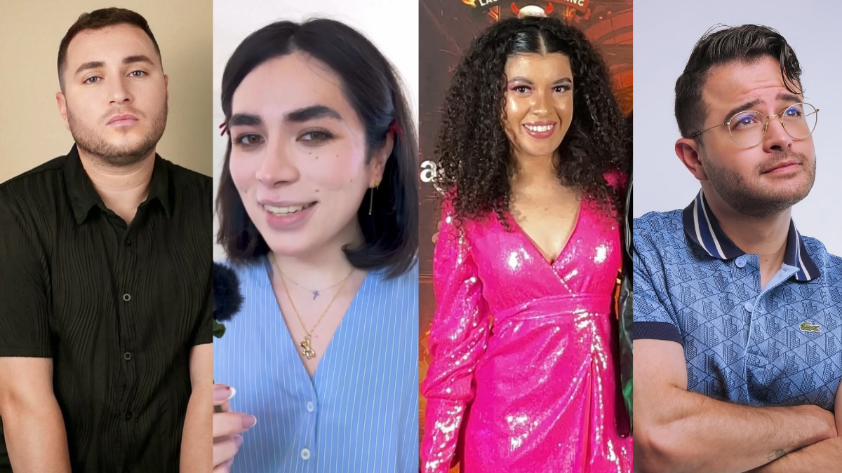 Eddy Niebla, Joe Ulaje, Dayane Chrissel y Candrés Peredo.