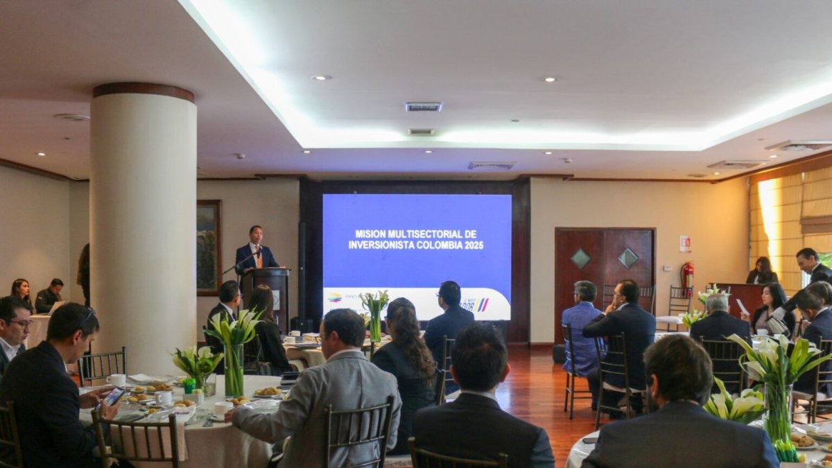 Cita. La reunión de empresarios de Colombia con las autoridades de Ecuador.