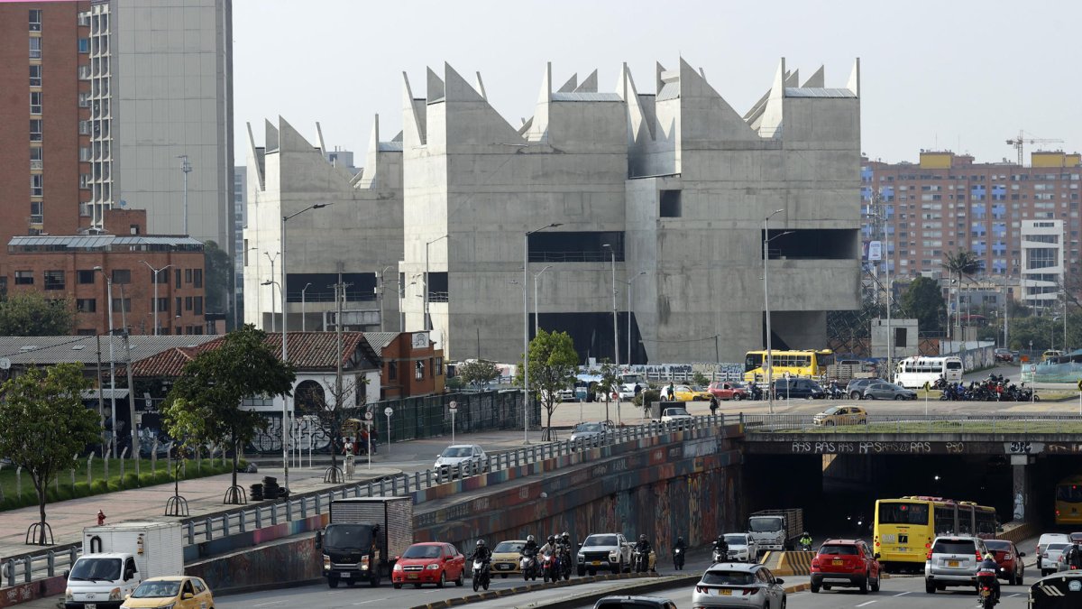 Fotografía del Museo de Memoria de Colombia este lunes, en Bogotá (Colombia).
