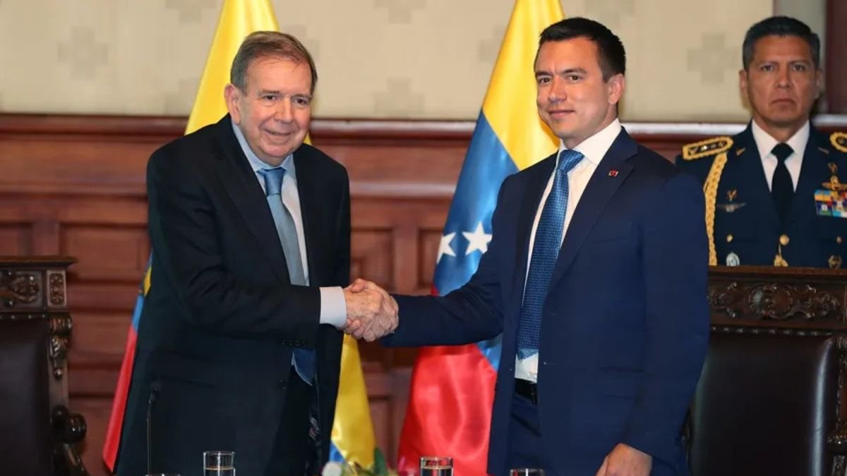 Edmundo González visitó Ecuador en su gira por Latinoamérica.