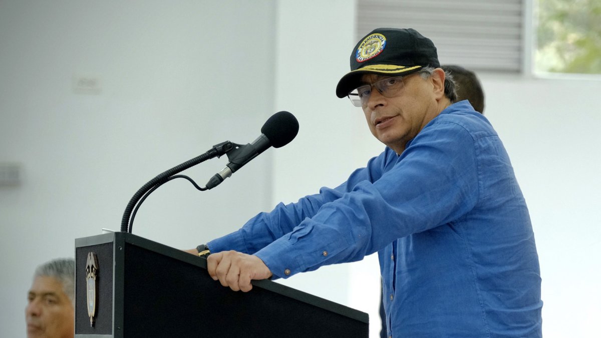 El presidente colombiano Gustavo Petro.