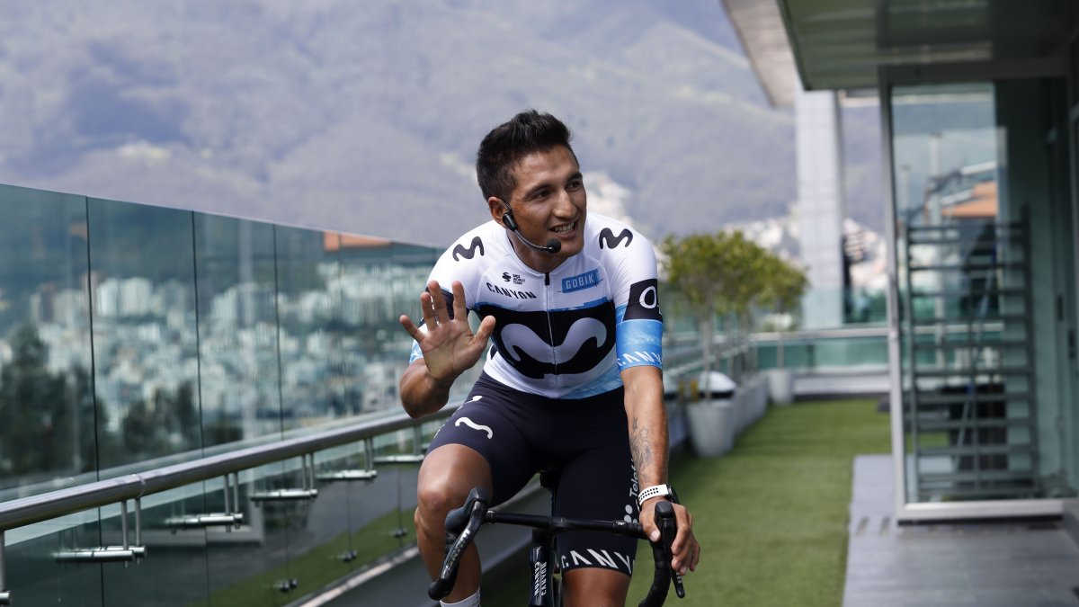 Jefferson Cepeda cumplirá su primera temporada en un equipo del World Tour. El Movistar Team español apostó por el talento del tricolor.