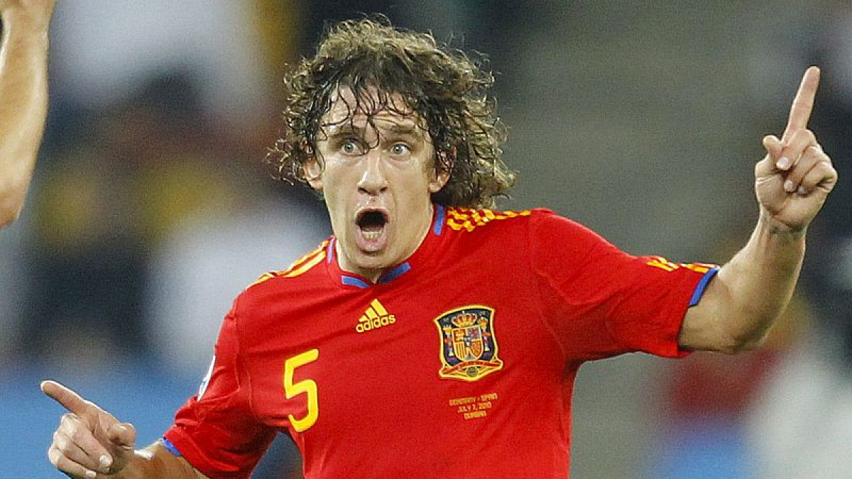 Con la selección de España Carlos Puyol levantó la Copa del Mundo en Sudáfrica 2010