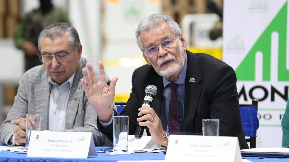 Enrique Pita, vicepresidente del CNE, puntualizó que desde el 31 de enero no se podrán difundir encuestas.