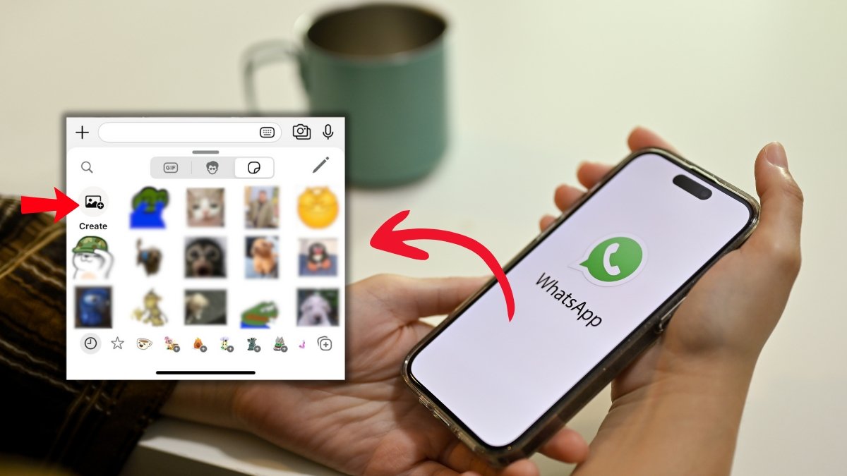 Ahora puedes crear stickers usando inteligencia artificial dentro de la aplicación WhatsApp.