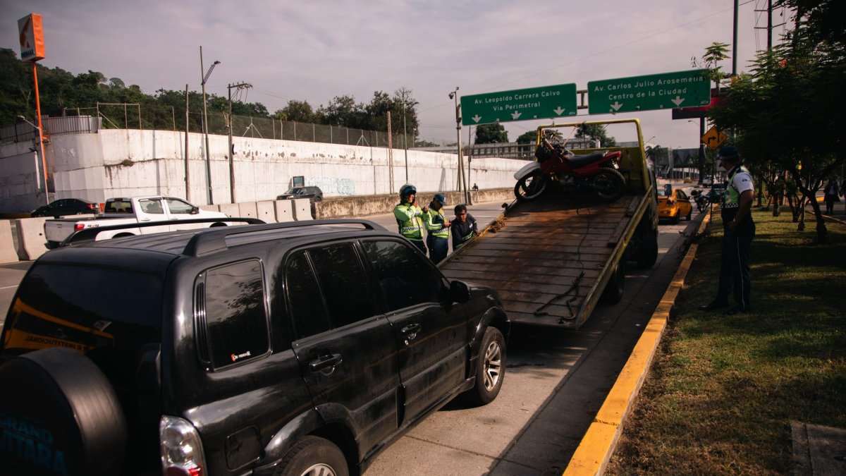 Se desplegó un control a la entrada de las oficinas de ATM