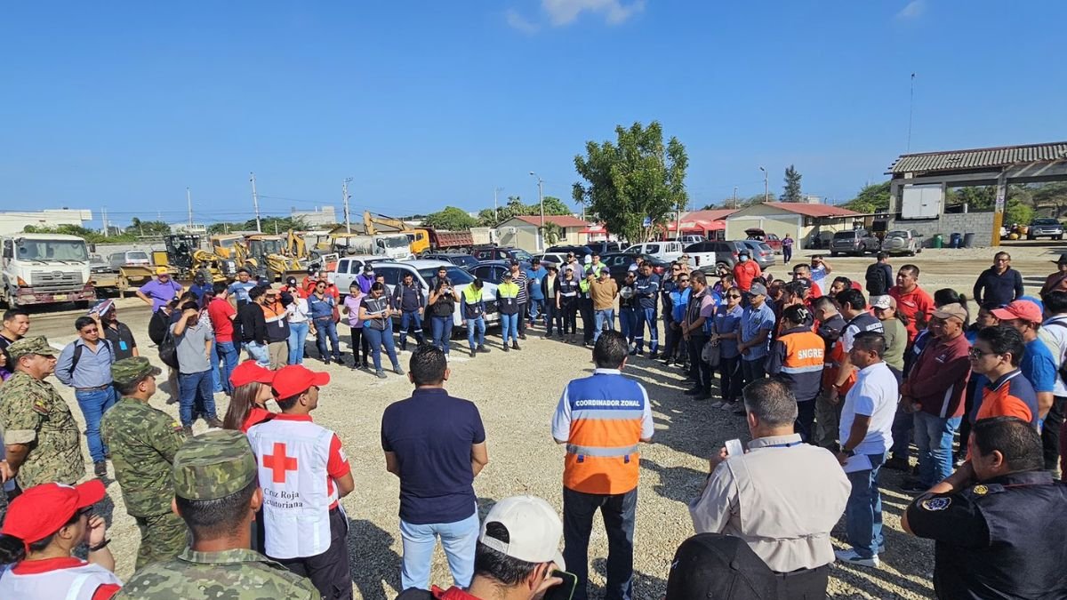 El COE Provincial de Santa Elena se activó durante el simulacro de tsunami.