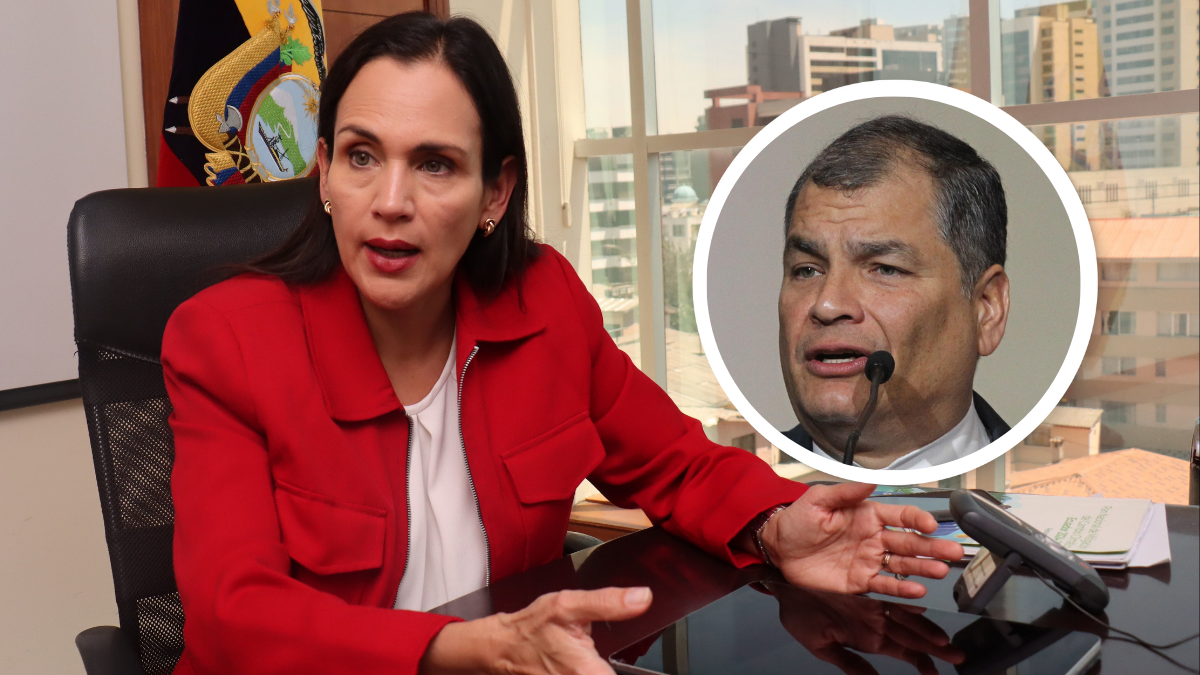 Inés Manzano, ministra encargada de Energía, responde en redes sociales a Rafael Correa sobre la situación energética en Ecuador.