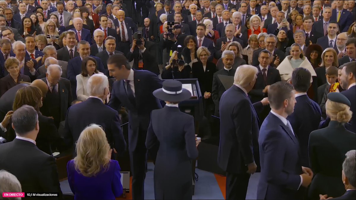 Al acto de posesión de Donald Trump como presidente de Estados Unidos asistió el presidente Daniel Noboa, días atrás.