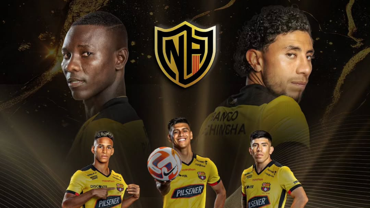Los jugadores del Barcelona SC están listos para protagonizar una noche inolvidable durante la Noche Amarilla 2025.