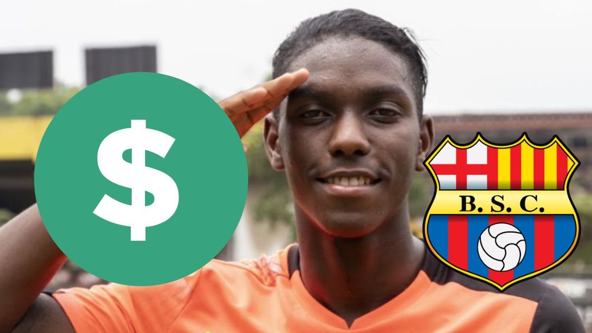 Allen Obando de 18 años fue vendido por Barcelona SC.