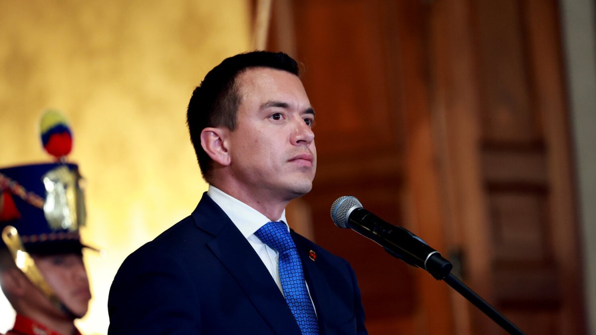 El presidente candidato Daniel Noboa estará en campaña hasta el 3 de febrero.