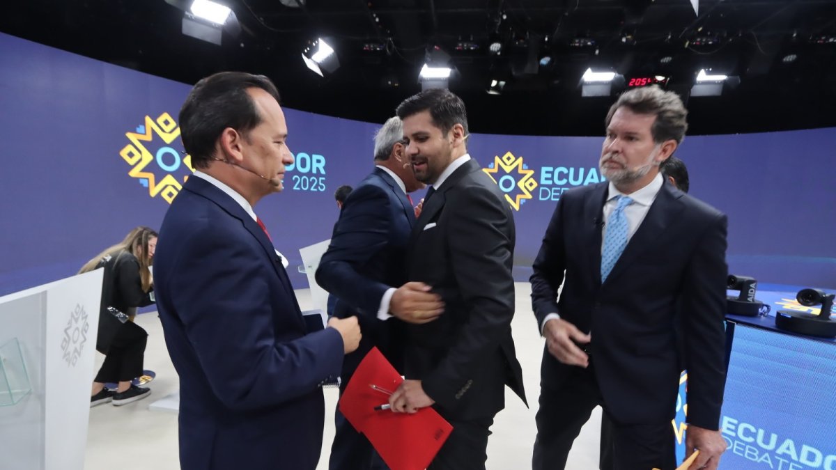 Presidencial. Se caracterizó por separar al presidente-candidato Daniel Noboa y a la candidata correísta, Luisa González.