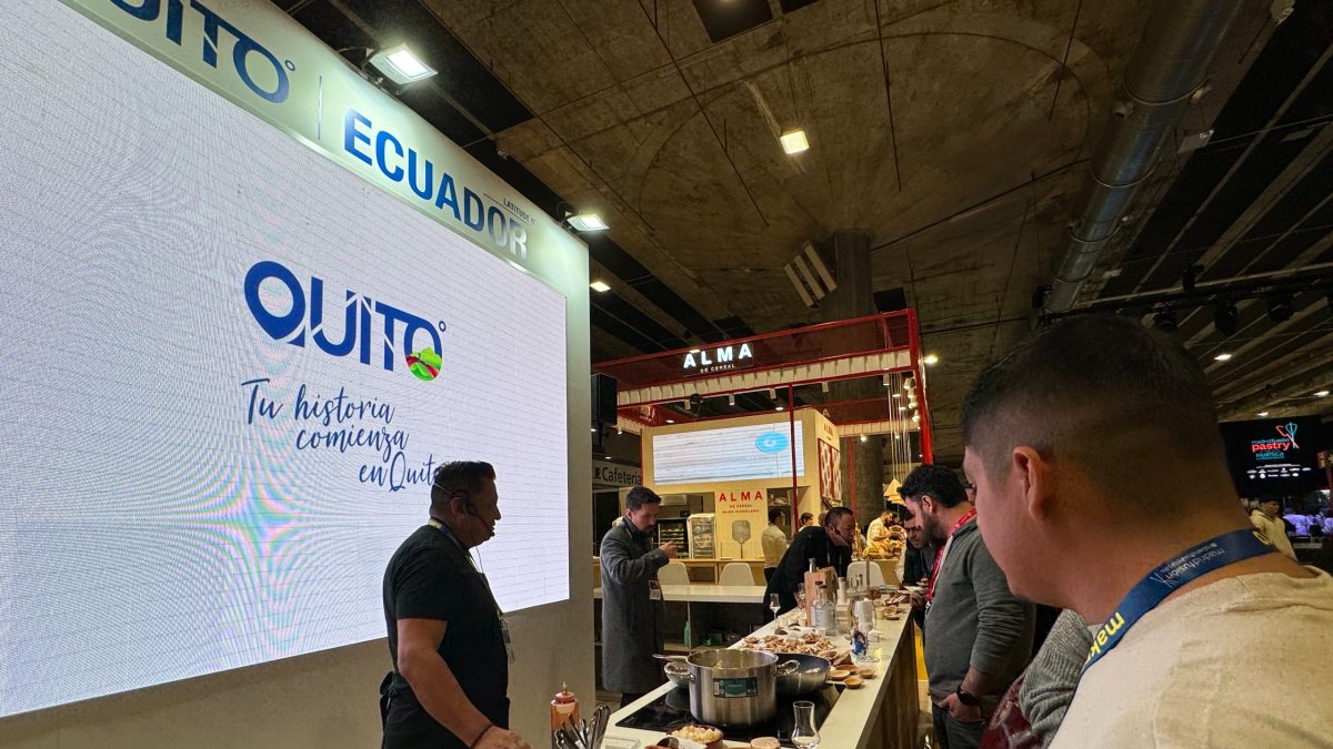 Feria. Mote, higos con queso, fue parte de la gastronomía que se expuso.