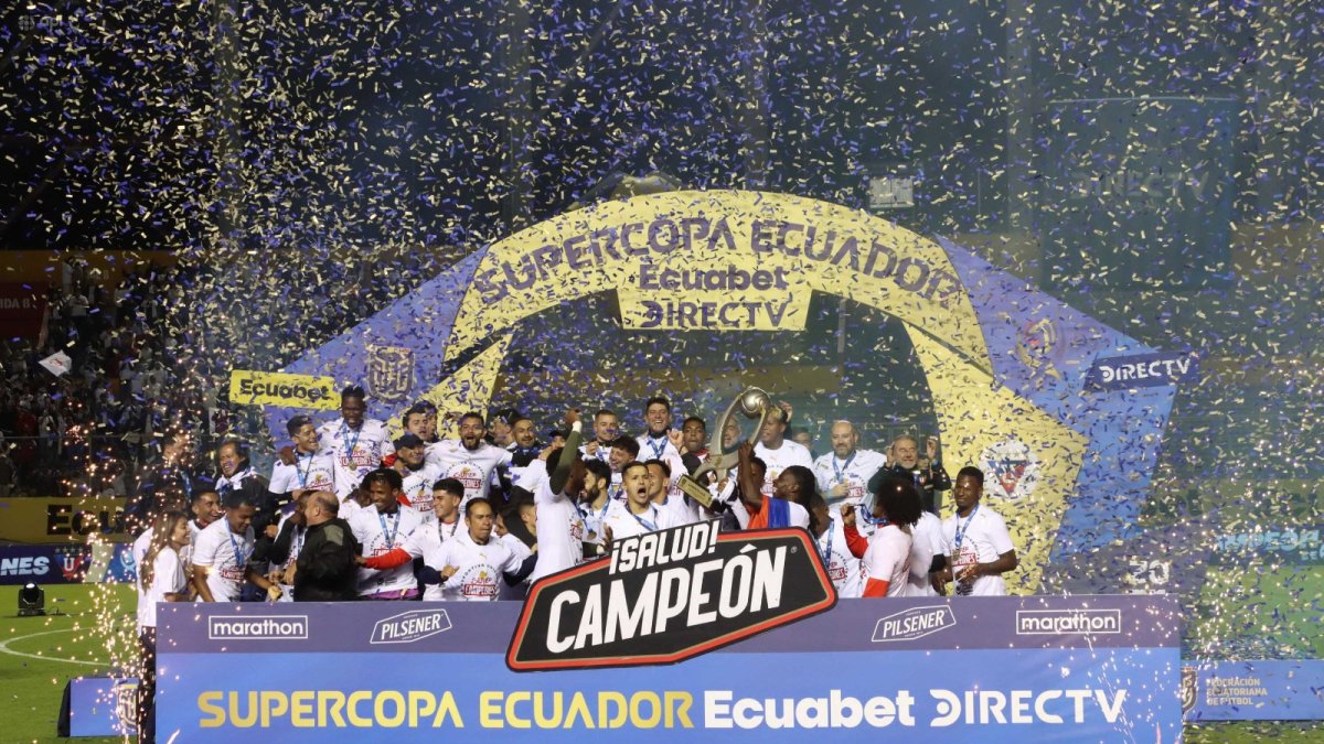 Liga de Quito se consagró campeón de la Supercopa Ecuador, luego de ganar en penales a El Nacional