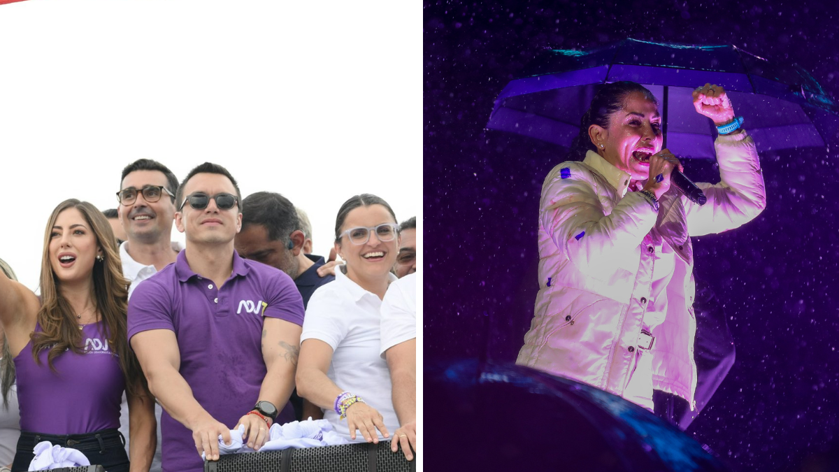 Daniel Noboa y Luisa González queman sus últimos cartuchos en la contienda por la Presidencia.