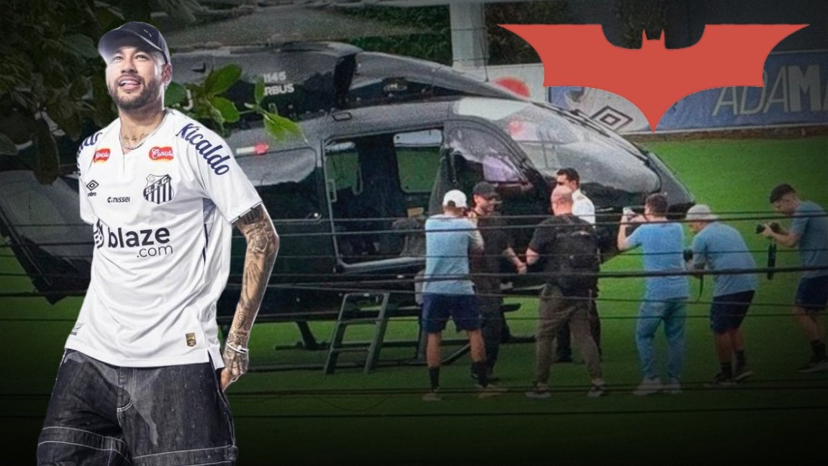 Neymar ya entrenó con sus nuevos compañeros en Santos.