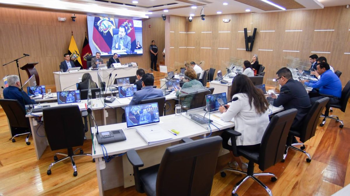 Imagen de la sesión del Concejo Metropolitano del 28 de enero de 2025.