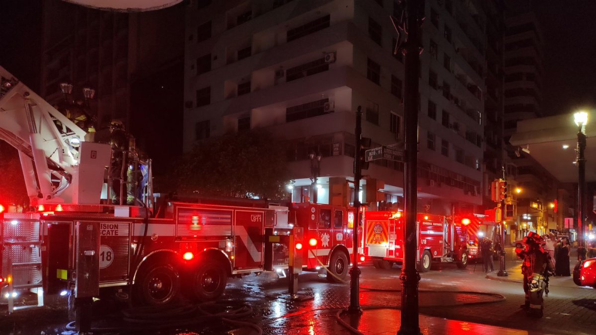 Un total de 20 agentes llegaron a atender la emergencia.